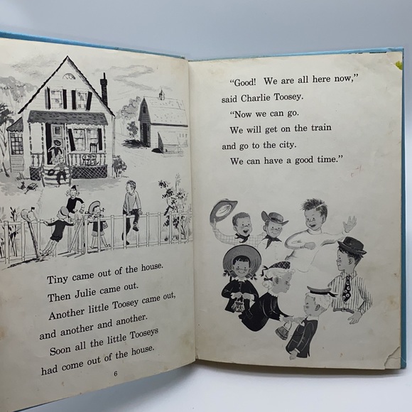 1950s Tiny Toosey’s Birthday Primary Grade Hardcover Reader - Picture 7 of 12